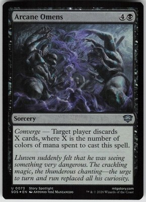 MTG Arcane Omens Foil NM Secrets of Strixhaven Magic 73