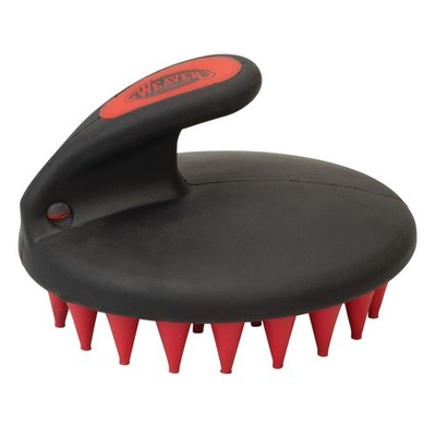 Weaver Leather, Horse Palm Held Coarse Curry with Large Rubber Bristles