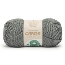 Caron Simply Me Yarn-Dark Gray Heather