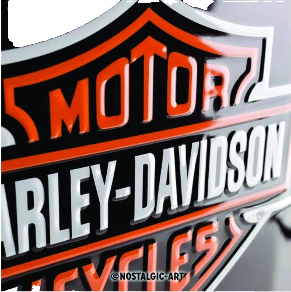 Harley Davidson Parking Only Large Tin Sign 30 x 40cm Made in German Xmas SALE
