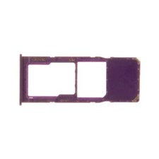 SIM Micro SD Card Tray Single for Samsung Galaxy A30s Violet Replacement Part
