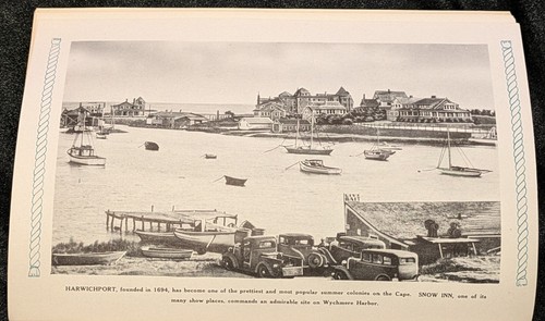 VTG 1950s Large Souvenir Book "Quaint Cape Cod" Massachusetts History - Picture 8 of 11