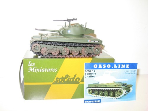 SOLIDO, Char AMX 13 Army France With Chaffee Military Turret Gaso Line - Picture 5 of 5