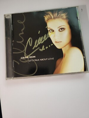 Cd autographed signed celine dion
