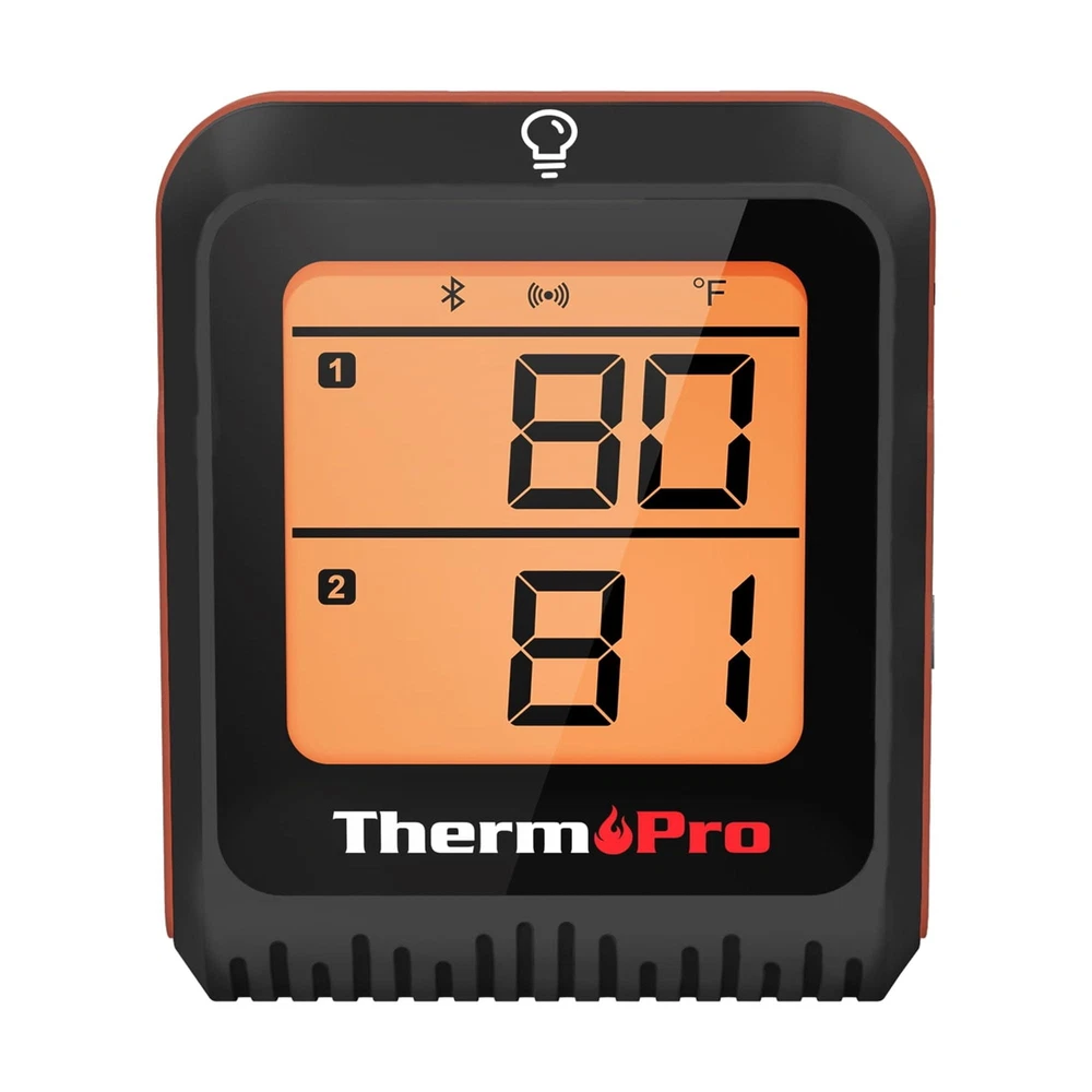 Bluetooth Meat Thermometer Dual Probes 500ft Range Accurate Cooking Alerts App