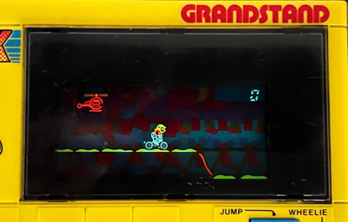 Grandstand BMX Flyer Vintage Game - Dim LCD Backlight -👽👾Retro Gift Idea👾👽 - Bild 8 von 24