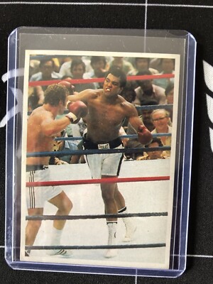 Karte SCHOKOLADE FOHLEN SERIE 44 #3 MOHAMED ALI CASSIUS CLAY BOXEN SCHWERGEWICHT 1985