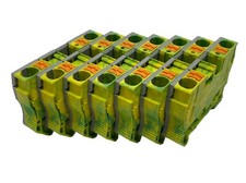 Phoenix Contact PT 6-PE Ground Terminal Block Green/Yellow 3211822 LOT OF 7