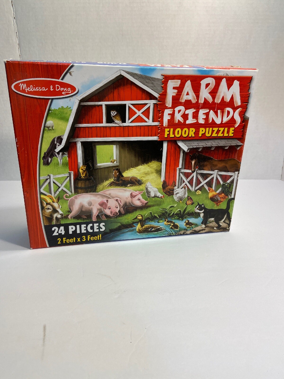 melissa and doug farm friends floor puzzle