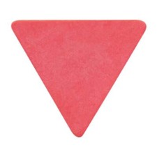 Delrin Red Guitar Or Bass Pick - 0.50 mm Made In USA - 355 Large Triangle Shape