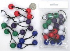 LOT OF 2 , 4, 6 PACK-10 COUNT 20MM GIRLS PONYTAIL HOLDERS,TWISTER,PLASTIC -130AA