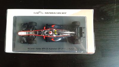 Miniature McLaren Honda MP4-30 1/43 – Jenson Button, Australian GP 2015, Suzuka Circuit, Neuve