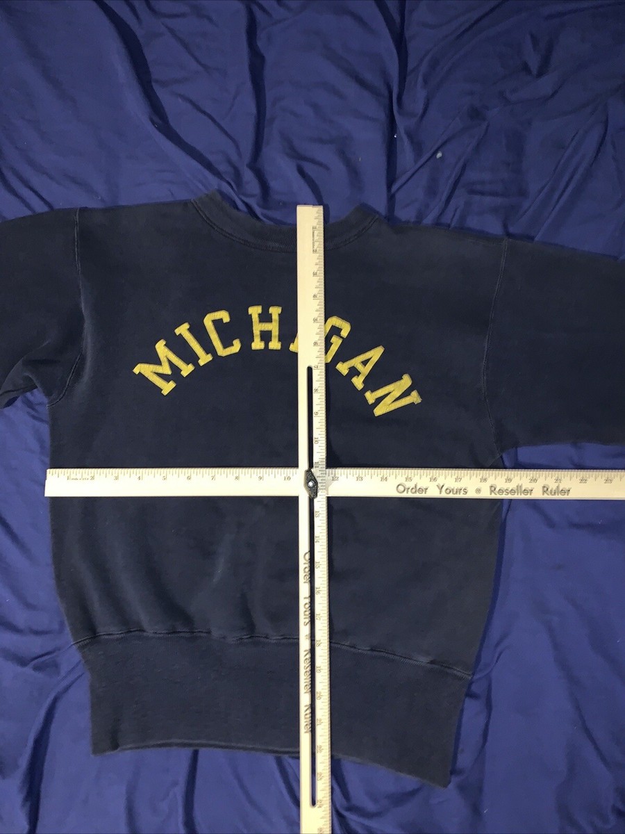 VINTGE Champion Michigan Jacket Adult 1950s Sweatshirt | eBay