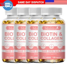 Collagen Vitamin Capsules-Skin,Hair,Nail Health Premium Collagen Supplement 120P