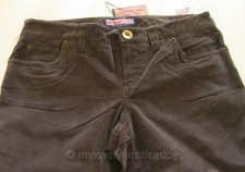 NWT vineyard vines Women's 5 Pocket Corduroy Pants Sz 6 Dark Brown