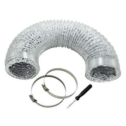 Aluminum Foil Dryer Vent Hose, 8FT 4 Inch Flexible Duct, Exhaust Hose