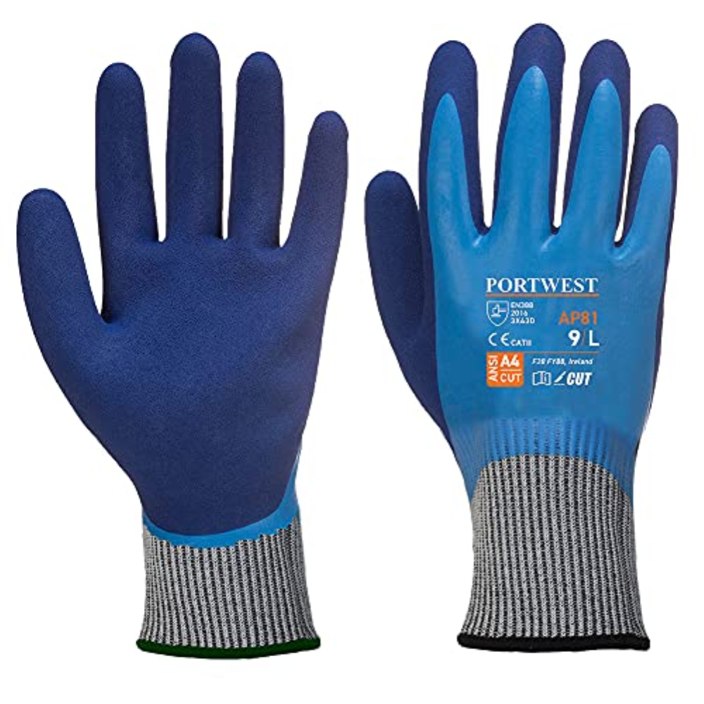 Portwest Liquid Pro HR Cut Glove, AP81B4RL, L