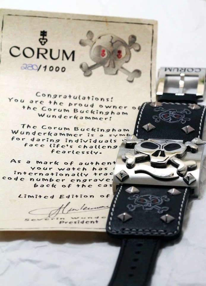 Reloj Calavera Corum Buckingham Wunderkammer 138.177.20 Edición Limitada 280 de 1000 Foto 3 de 4