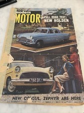 Car magazine Modern Motor 1956 September Ford Zephyr Consol New Holden