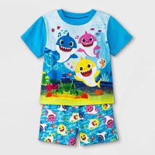 Baby Shark Pajamas Set Toddler Shorts T Shirt 4T Boy Girl NWT NEW