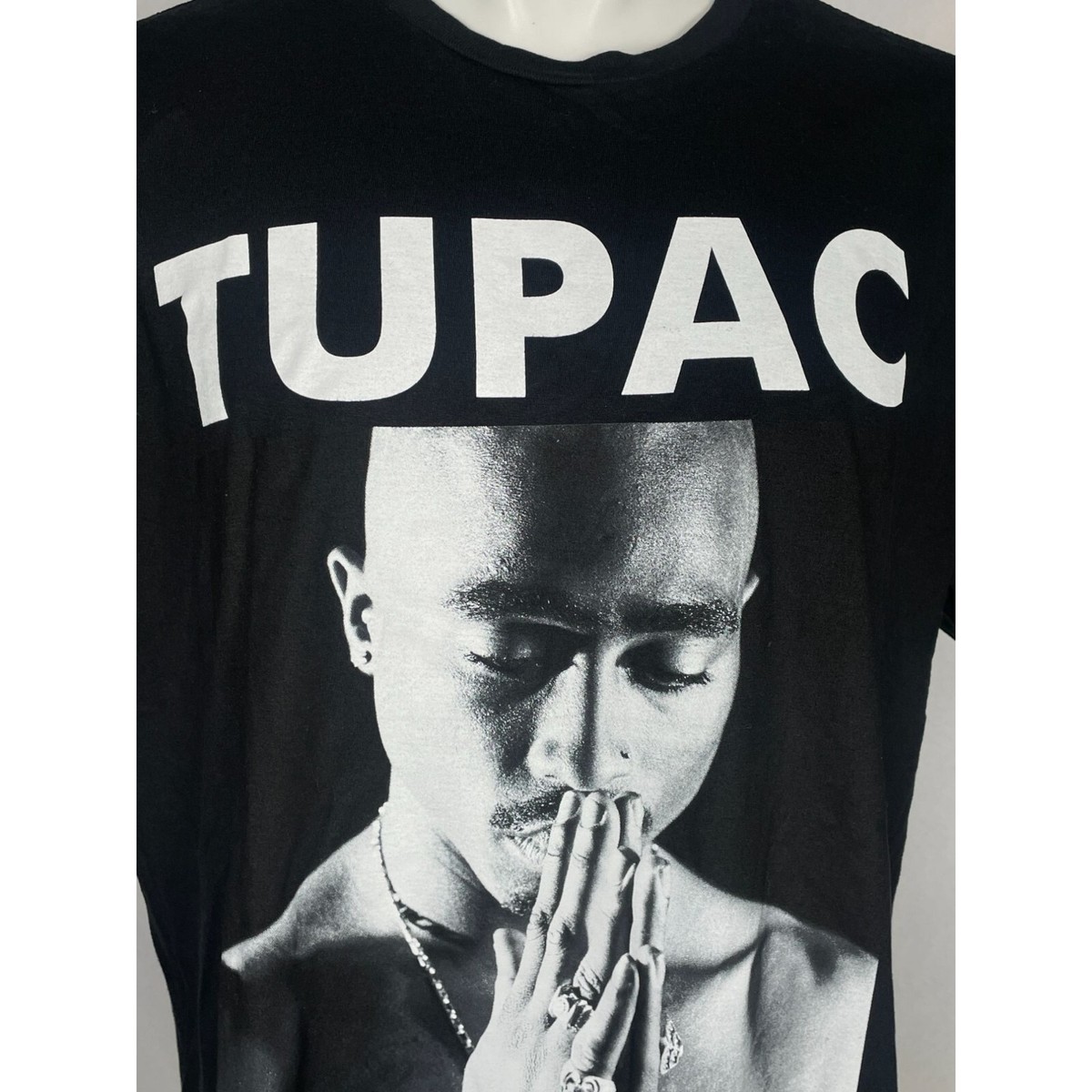 Tupac Shakur 2PAC Trust Nobody Black & White Photo Official T