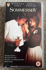 Sommersby VHS Video, 1993. Vintage. Rare. Tested  Working.