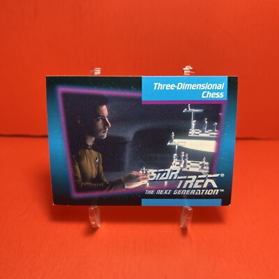 1992 Impel Star Trek The Next Generation Three-Dimensional Chess #061 VG 