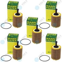 5X Mann ÖLfilter FüR VW Bora Caddy Golf Jetta Passat Polo Sharan Tiguan T4 T5