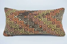 12"x24" Orange Cushion Case, Home Decor Pillow, Pillow Sham, Pillow for Sofa