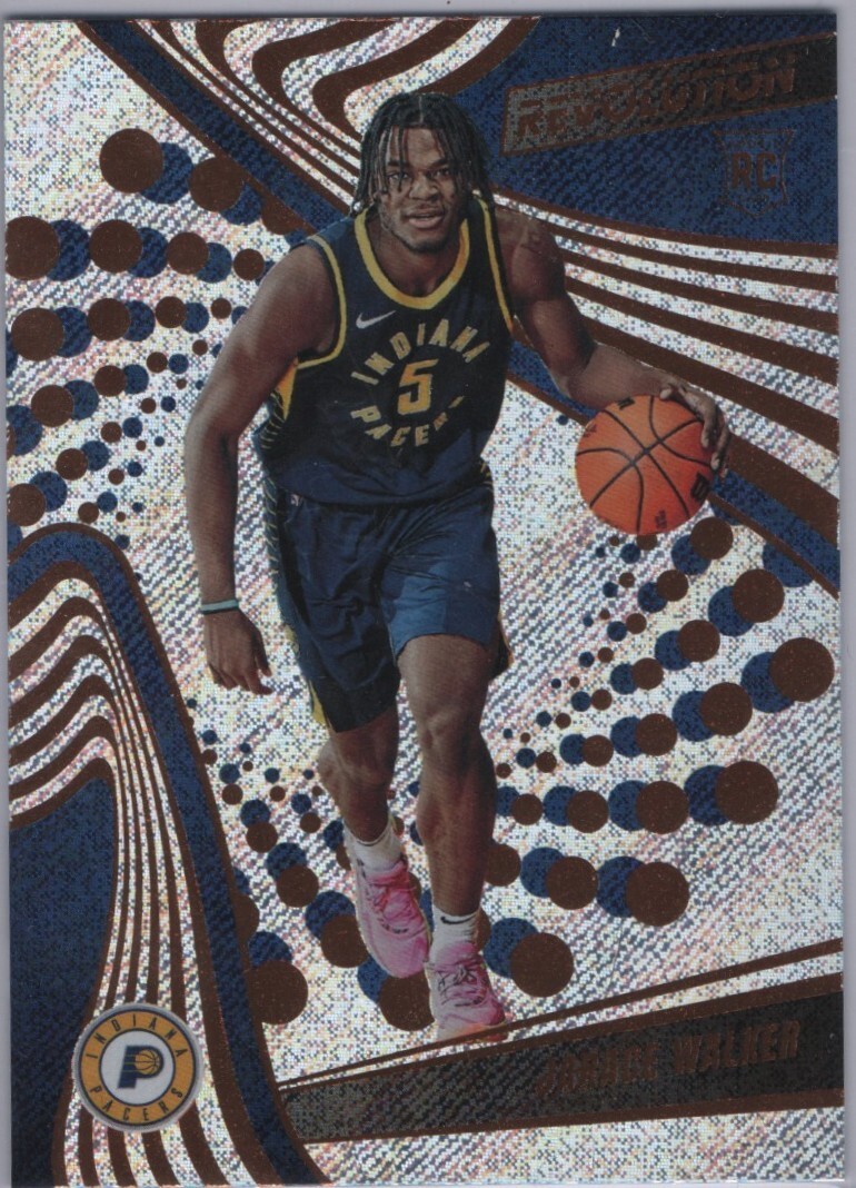 Jarace Walker 2023-24 Panini Revolution Base Rookie Card #112 SP Indiana Pacers
