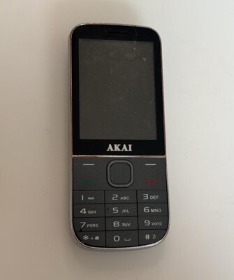 Akai PHA-2890 Metal Retro Handy Telefon Händler Rechnung MwSt Schwarz LESEN