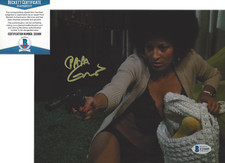 PAM GRIER SIGNED 'JACKIE BROWN' 8x10 MOVIE PHOTO D ACTRESS PROOF BECKETT COA BAS