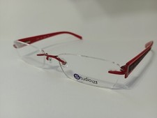 Studio 123 Rimless CIF03 red designer glasses frames
