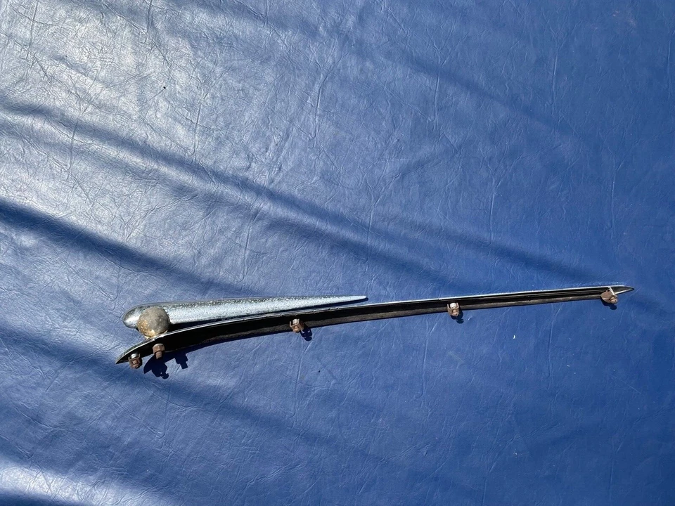 1941 Lincoln Hood Ornament 26H 16776 5523J Continental Used Original Chrome Trim - Image 2 of 4