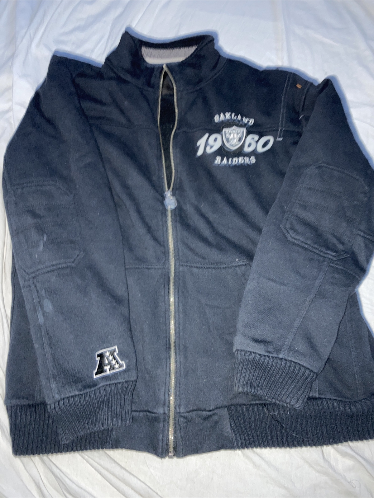 Oakland Raiders Sherpa Lined Jacket 