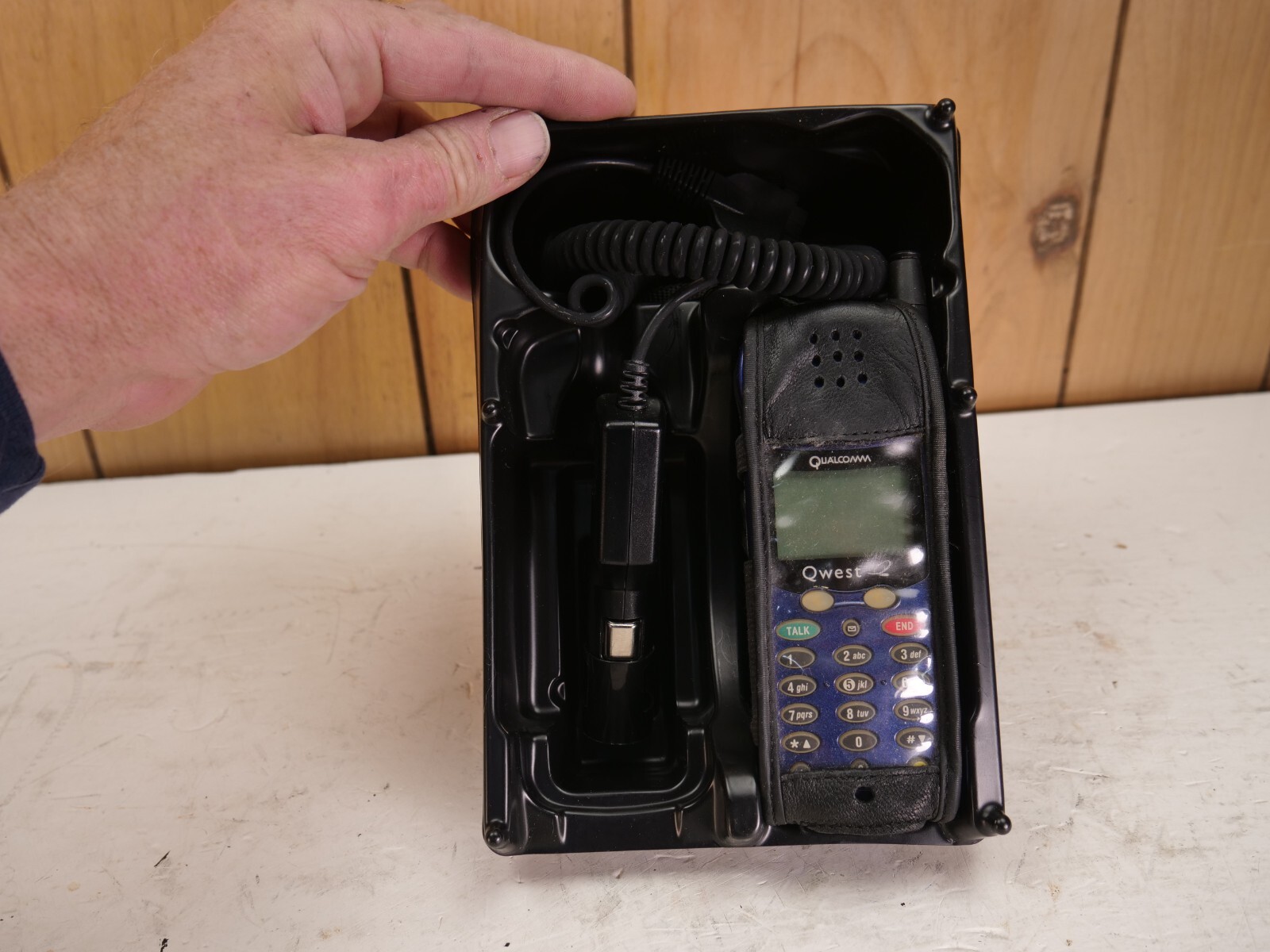 Vintage Qualcomm Qwest QCP-1960 Blue In Box 1999 UNTESTED