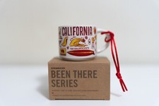 NEW IN BOX Starbucks Been There Series CALIFORNIA Ornament 2 oz 