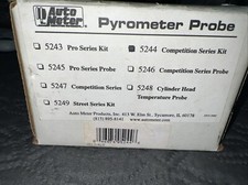 Autometer 5244 Pyrometer Probe Competition Series Kit Autometer 5244 Pyrometer Probe Competition Series Kit
