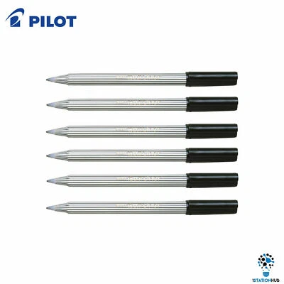 Pilot Ball Liner Pen Black Colour Ink 0.8mm Nib Medium BL-5-M | Pack of 6 Pens - Image 1 of 2