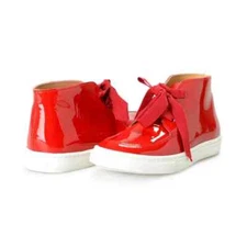 Ankle Boots Charlotte Olympia Girls "INCY TRISTA" Red Patent Leather  Shoes