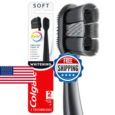 Colgate Total Active Prevention Soft Bristle Whitening Toothbrushes, Soft Toothb