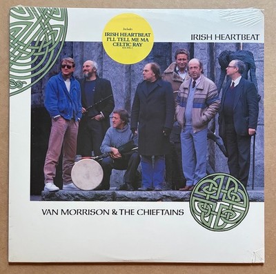 Van Morrison & The Chieftains   Irish Heartbeat RARE vinyl LP '88 - SEALED
