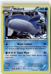 Wailord 26/124 Dragons Exalted Holo Rare