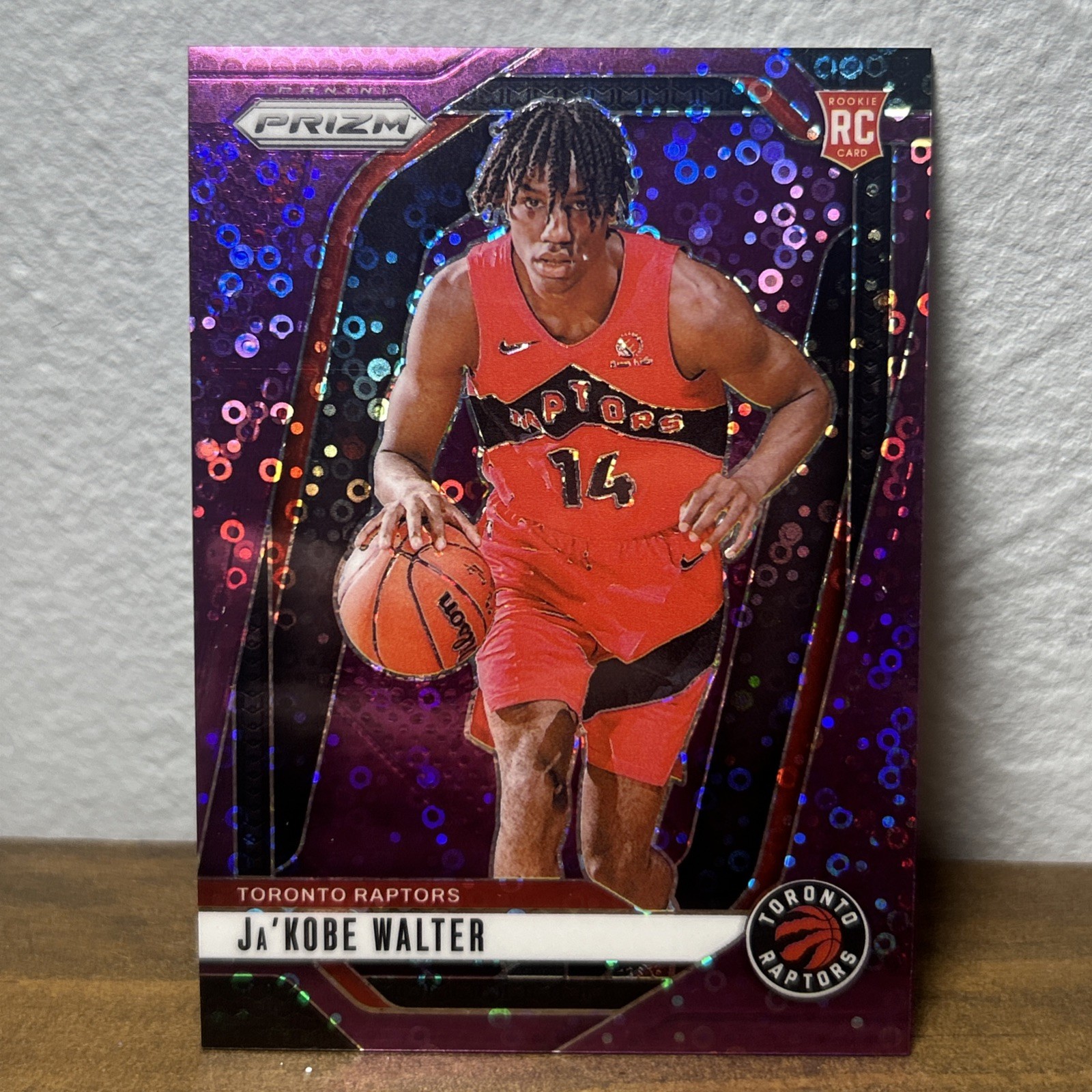 2024-25 Panini Prizm Ja'Kobe Walter #223 Fast Break Purple Prizm 11/ 75 (RC)