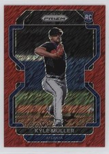2022 Panini Prizm Red Shimmer Prizm 1/7 Kyle Muller #14 0h26