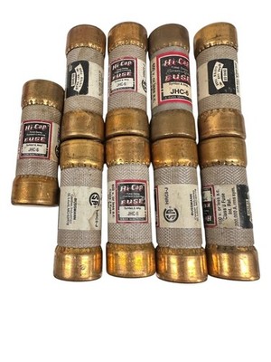 NEW Buss HI CAP JHC-6 6 AMP 600V Class J Time Delay Fuse (LOTOF 9) *SALE*