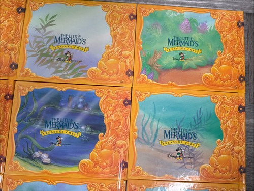 X24 The Little Mermaid's Treasure Chest Books Bundle Of 24 Vintage Disney VGC - Picture 11 of 24
