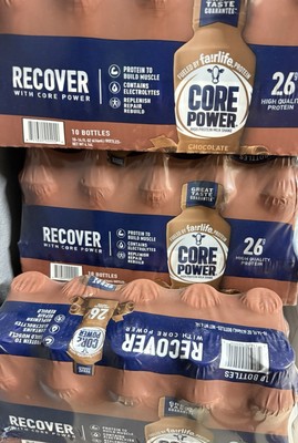 Core Power Protein Shake, Chocolate, 26g Bottle, 14oz, 10  Pack