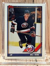 Bill Berg 1991 Topps #122 New York Islanders