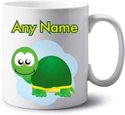 Personalisierte Jumbo 20 Unzen Schildkröte Tasse Extra Groß Kaffee Tee Name Tasse Meerestier